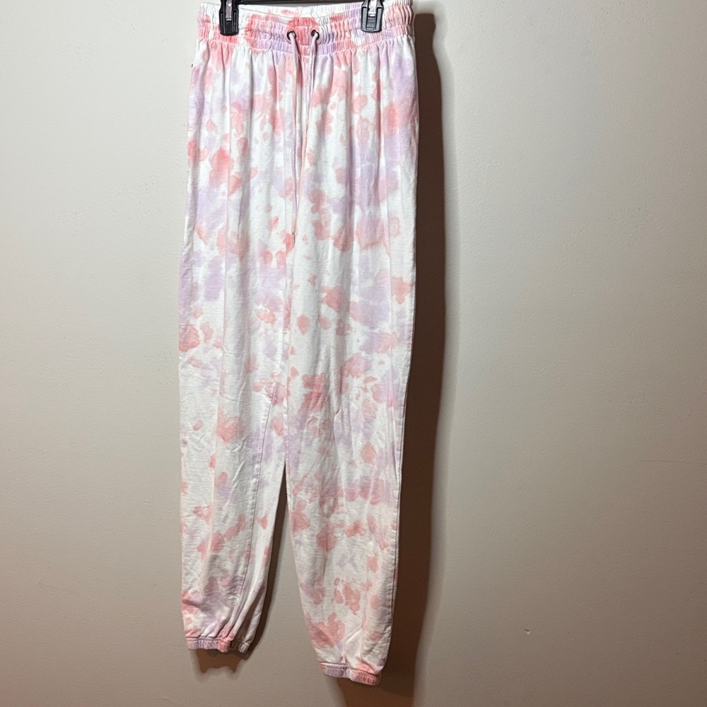 Pink Tie-Dye Jogger Pants